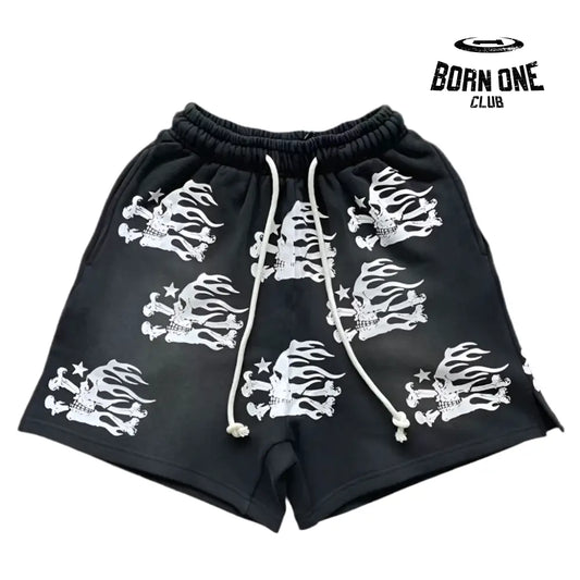 Hellstar Studios Skull Shorts Bermuda