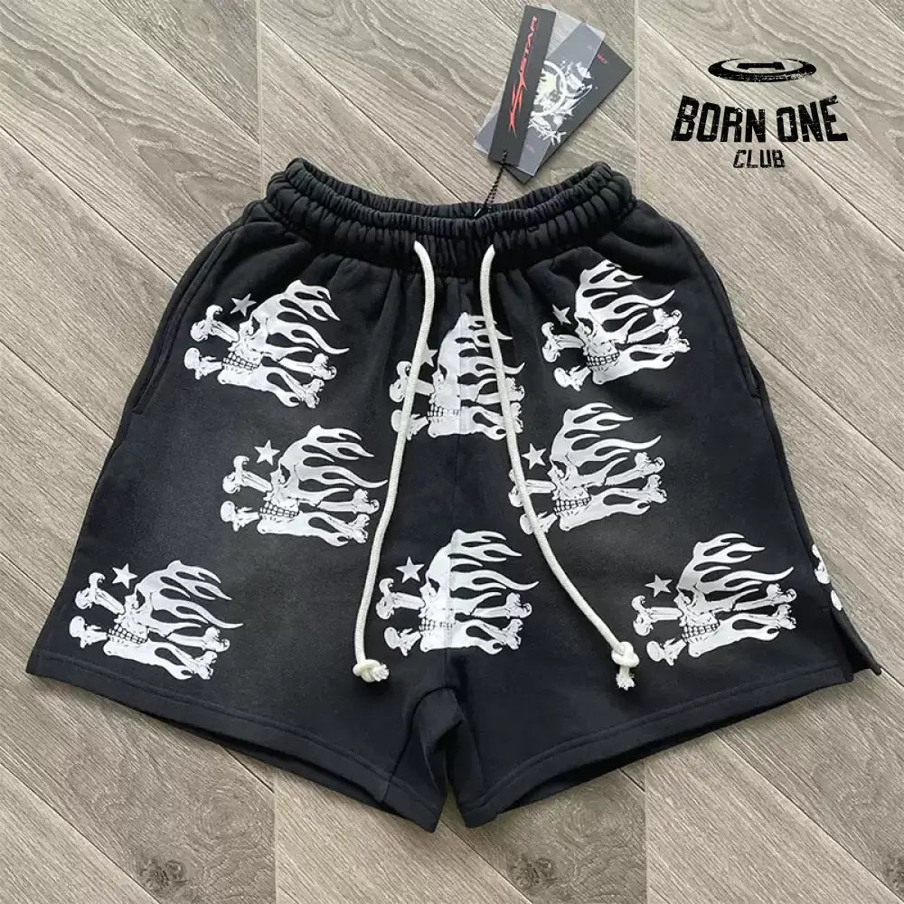 Hellstar Studios Skull Shorts Bermuda