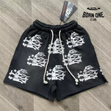 Hellstar Studios Skull Shorts Bermuda