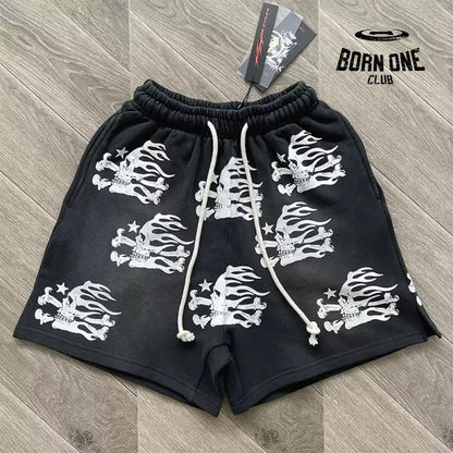 Hellstar Studios Skull Shorts Bermuda