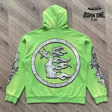 Hellstar Studios Zip Up Hoodie Jaqueta Moletom