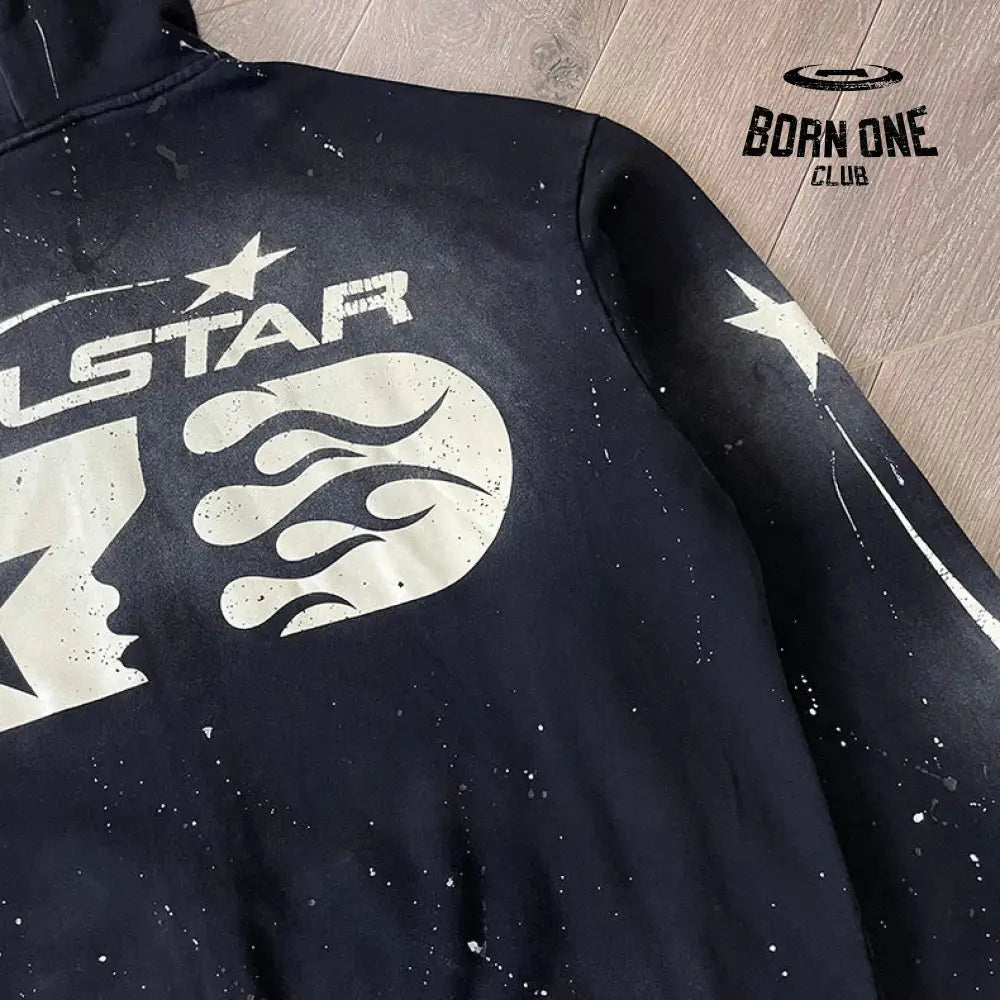 Hellstar Studios Zip Up Hoodie Jaqueta Moletom