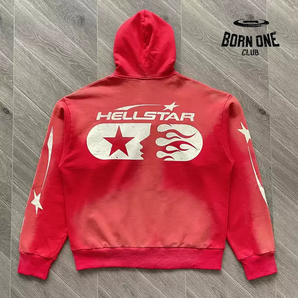 Hellstar Studios Zip Up Hoodie Jaqueta Moletom