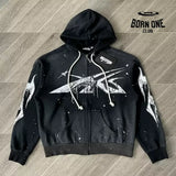 Hellstar Studios Zip Up Moletom Jaqueta