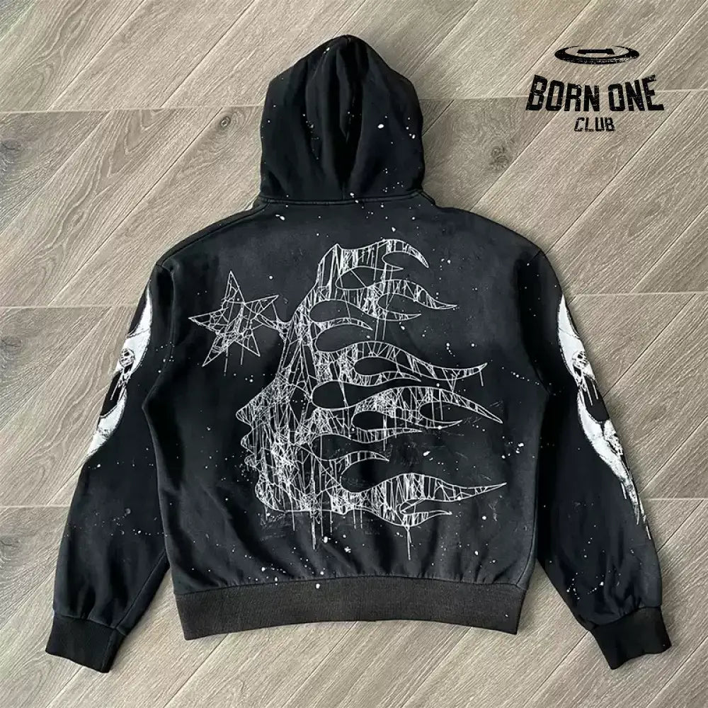 Hellstar Studios Zip Up Moletom Jaqueta