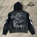Hellstar Studios Zip Up Moletom Jaqueta