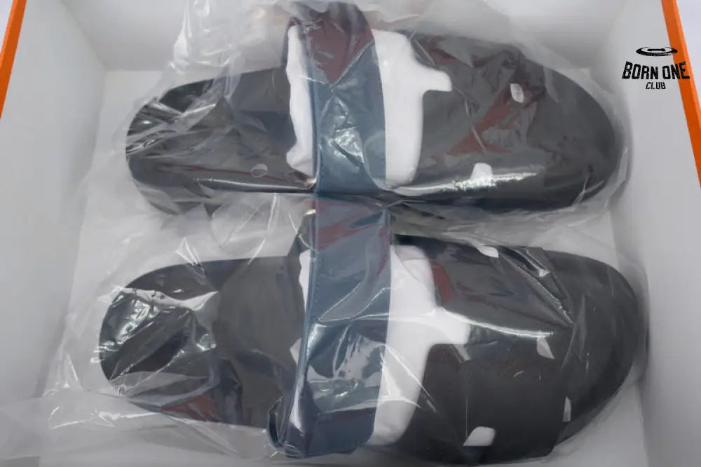 Hrms Slippers Black Blue