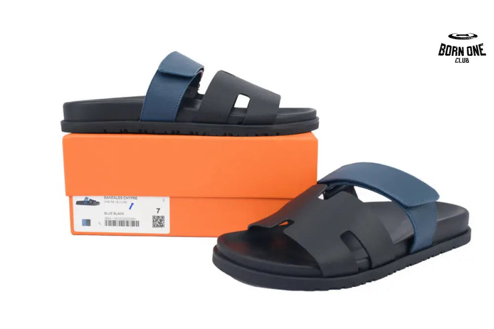 Hrms Slippers Black Blue