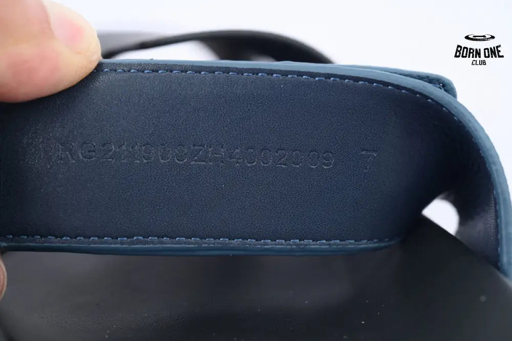 Hrms Slippers Black Blue