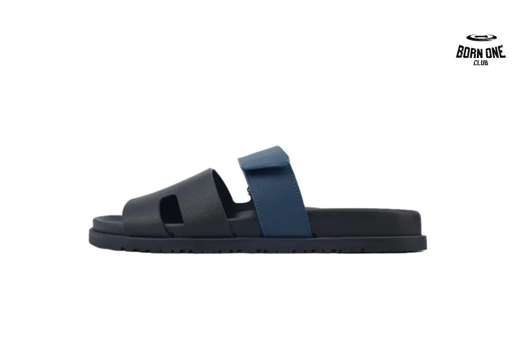Hrms Slippers Black Blue