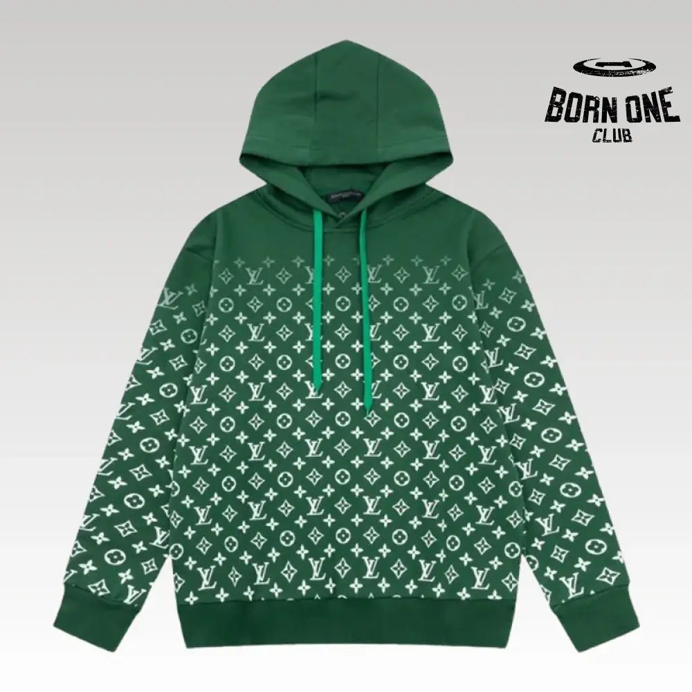 Moletom Louis Vuitton LV Green Monogram Gradient