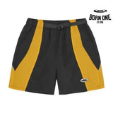 Shorts Corteiz Preto Amarelo