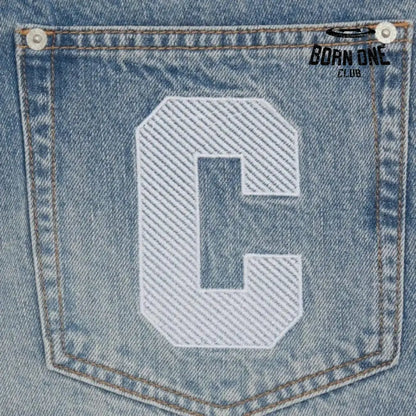 Ice Cream Running Dog Shorts Denim Bermuda Jeans