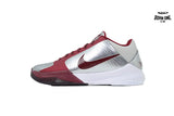 Caitlin Clark x Zoom Kobe 5 Protro Gray Red