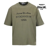 Camiseta Acne Studios Logo Relaxed Fit
