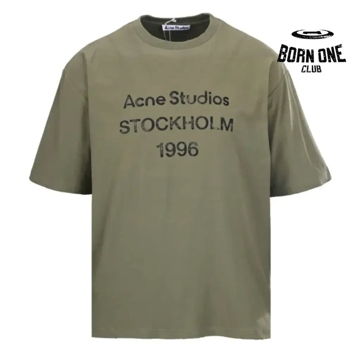 Camiseta Acne Studios Logo Relaxed Fit
