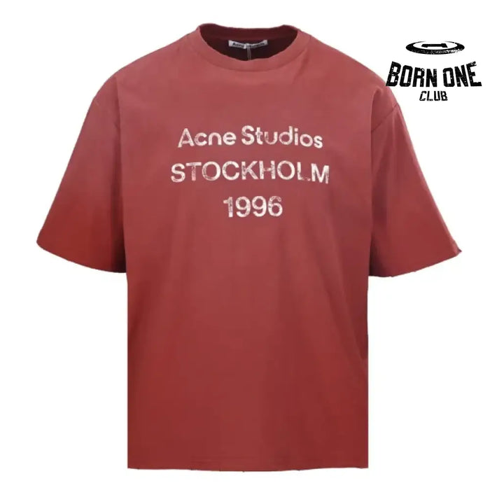 Camiseta Acne Studios Logo Relaxed Fit