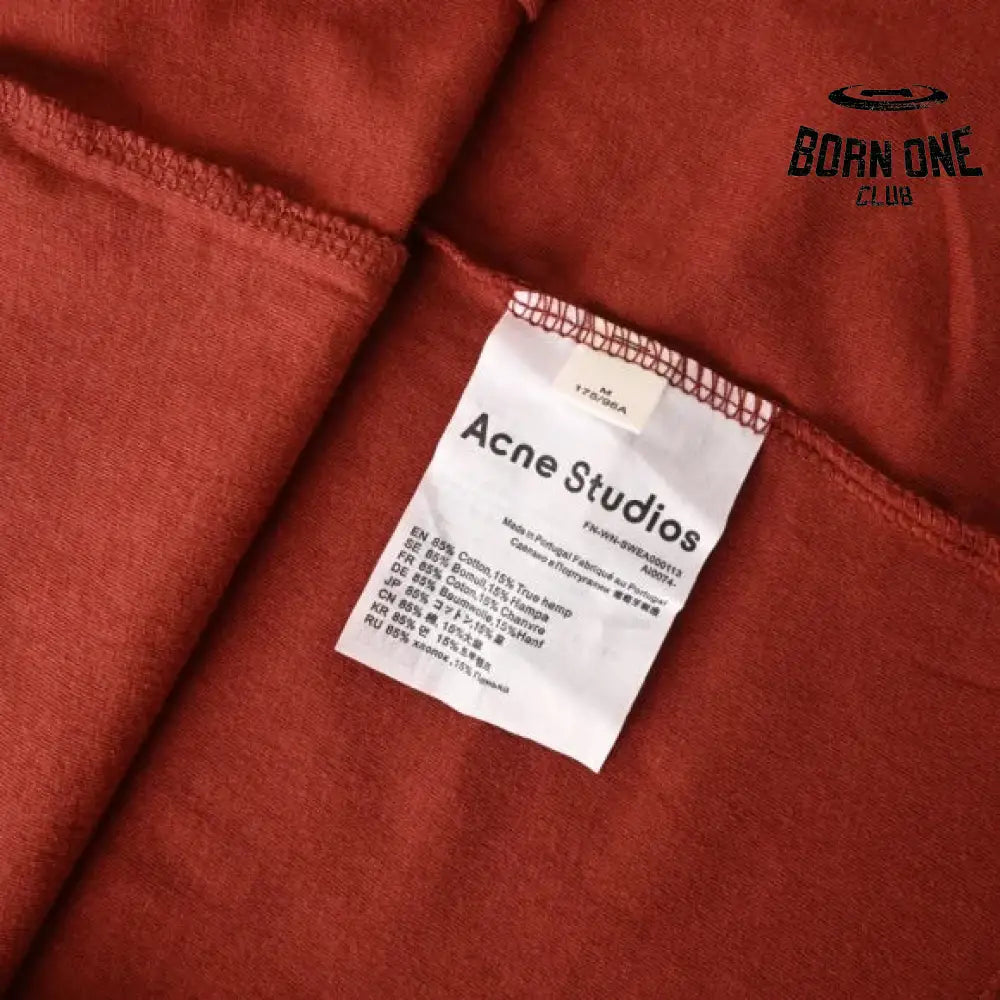 Camiseta Acne Studios Logo Relaxed Fit