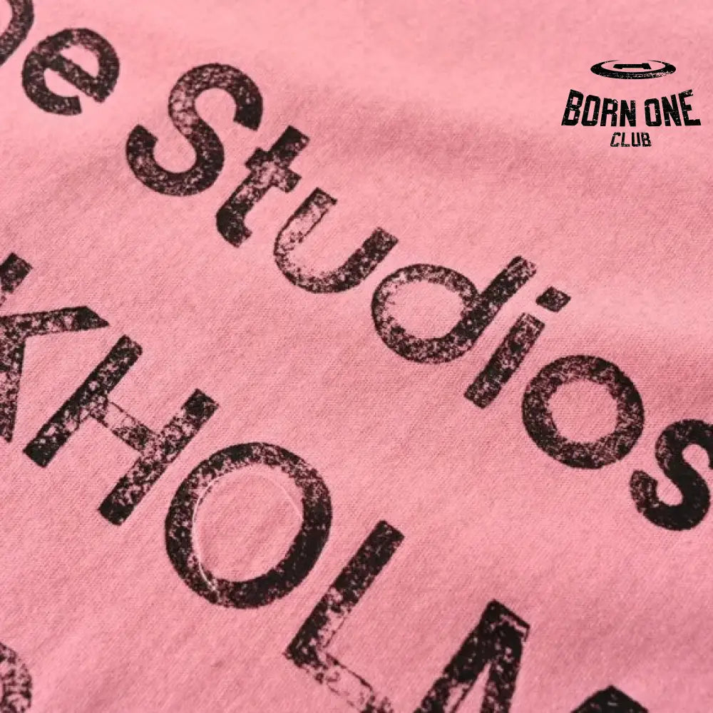 Camiseta Acne Studios Logo Relaxed Fit