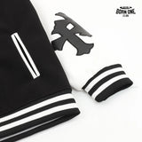 Jaqueta Chrome Hearts Eagle 33 Varsity Jacket Black White