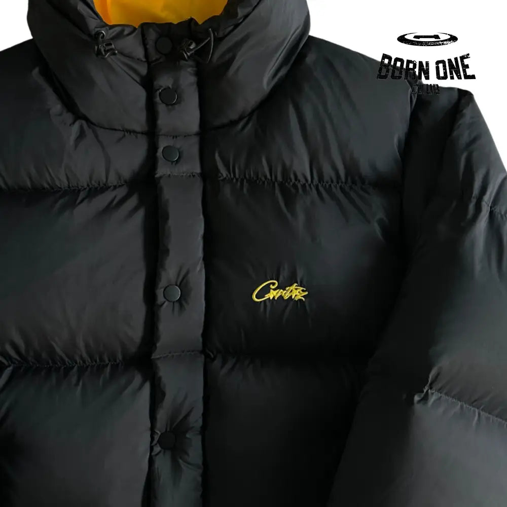 Jaqueta Corteiz Bolo V2 Down Black Yellow