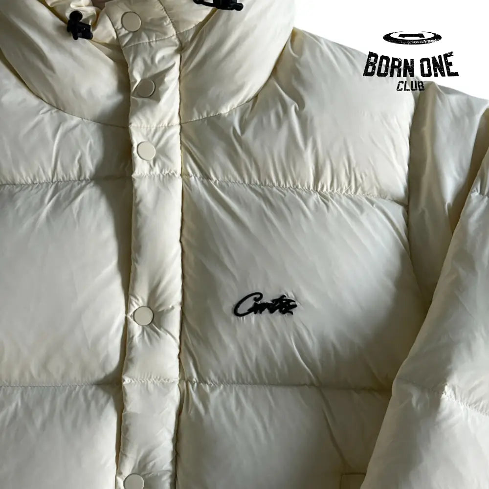 Jaqueta Corteiz Bolo v2 Down Jacket Natural
