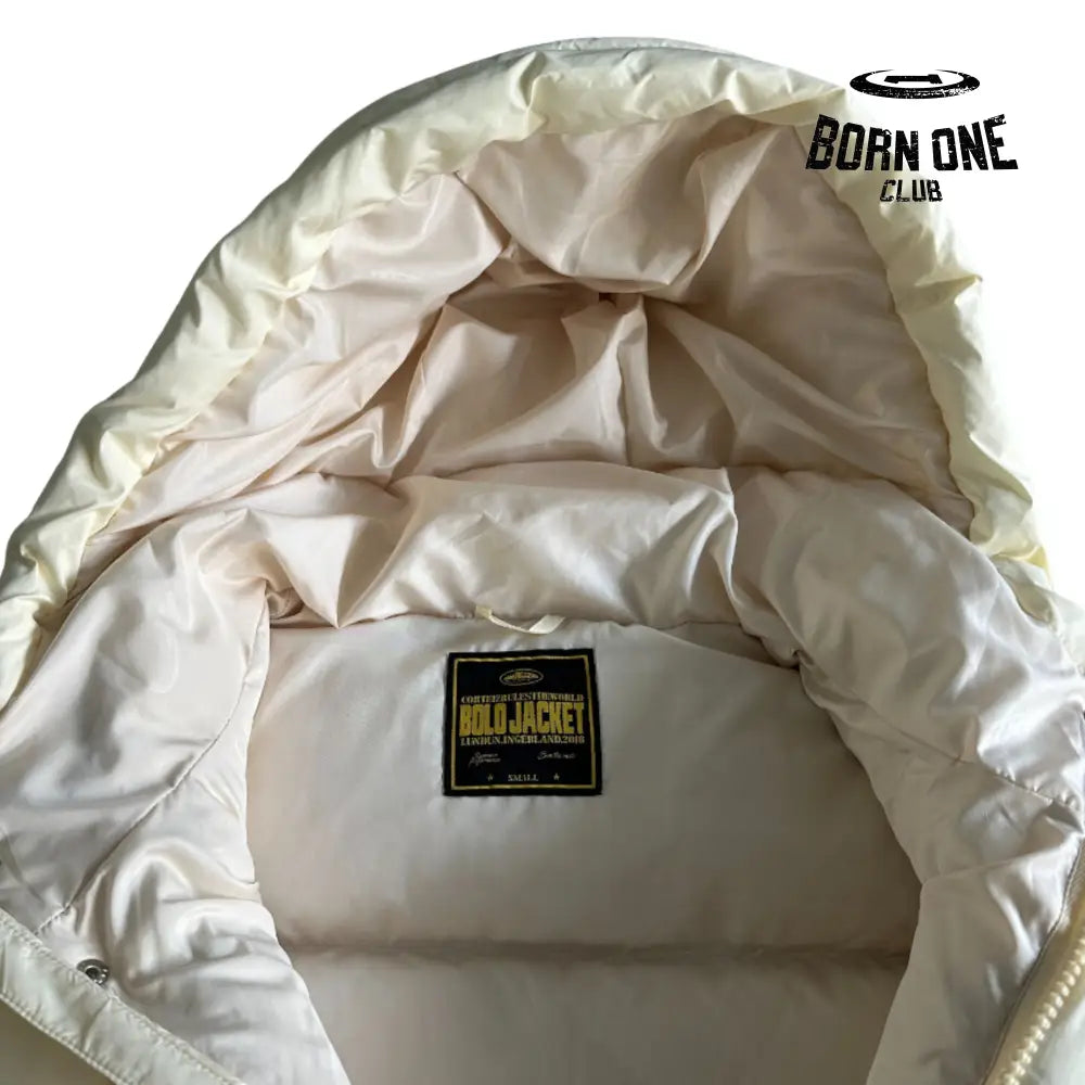 Jaqueta Corteiz Bolo v2 Down Jacket Natural