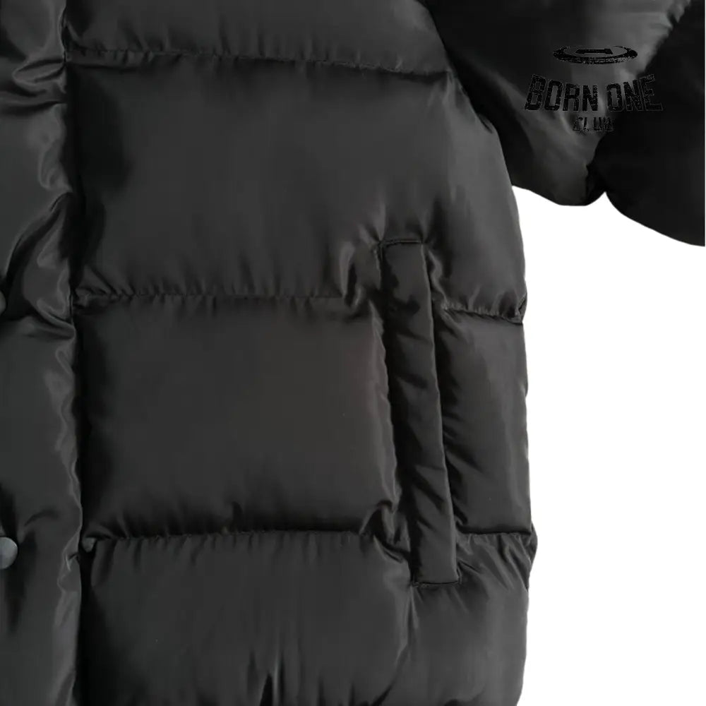 Jaqueta Corteiz Dark Black Bolo