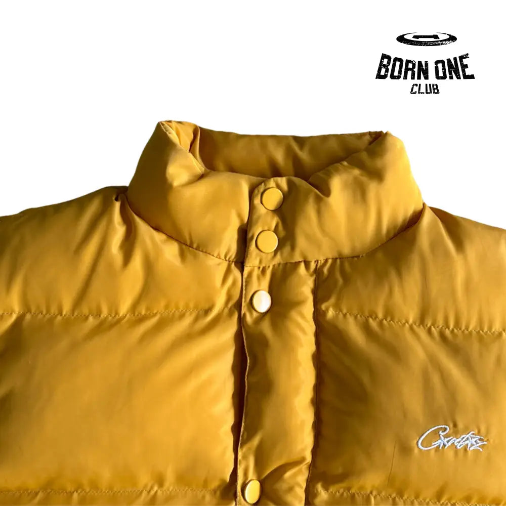 Jaqueta Corteiz Dark Yellow Bolo