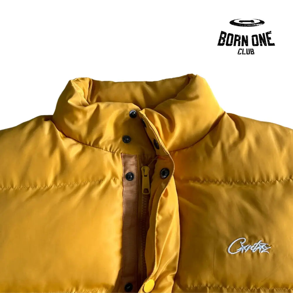 Jaqueta Corteiz Dark Yellow Bolo