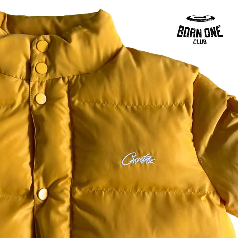 Jaqueta Corteiz Dark Yellow Bolo