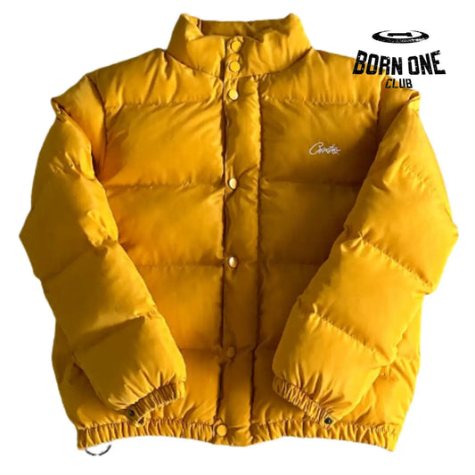 Jaqueta Corteiz Dark Yellow Bolo P