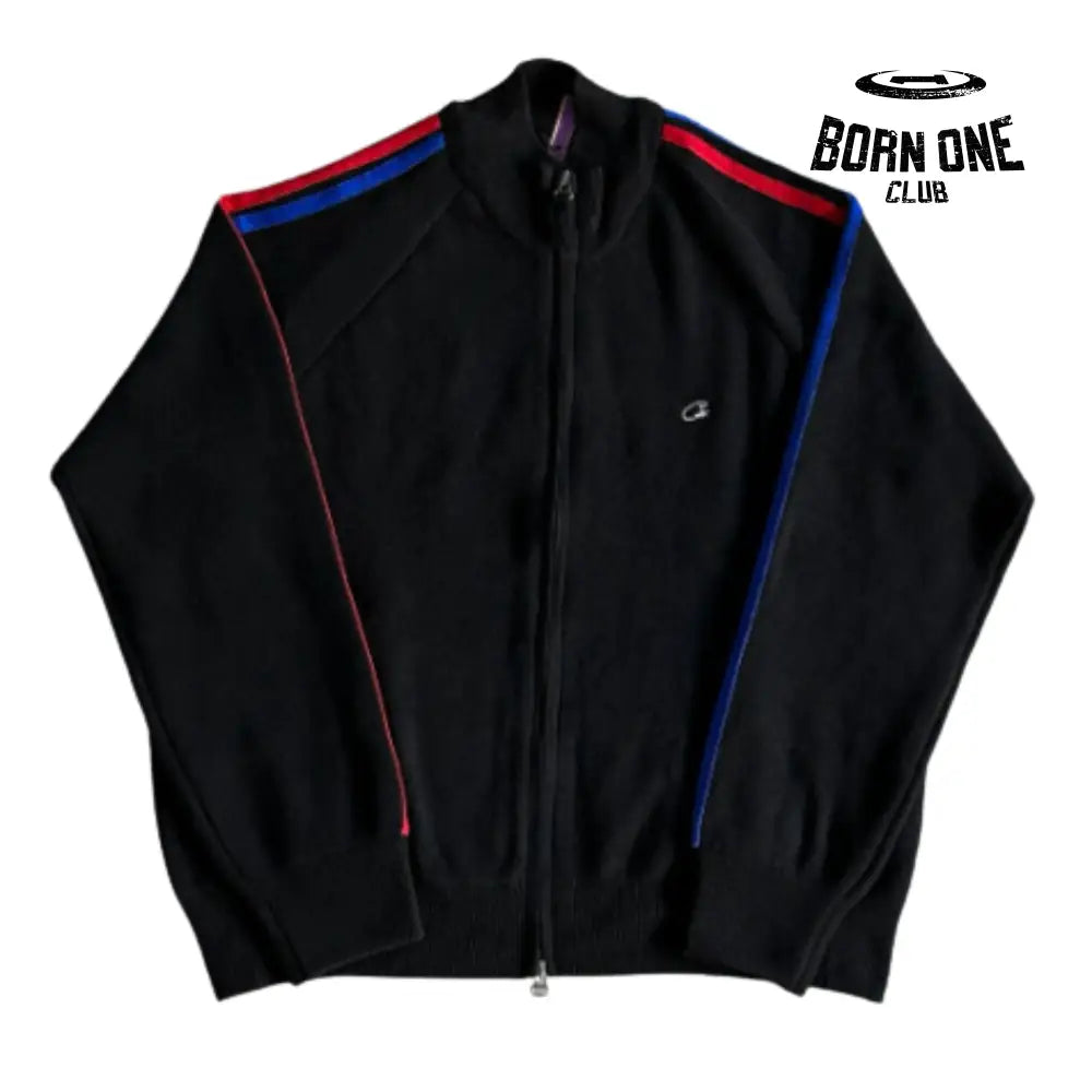 Jaqueta Corteiz Knit Zip Up Fleece Black P