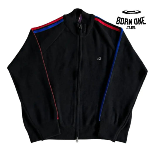 Jaqueta Corteiz Knit Zip Up Fleece Black P