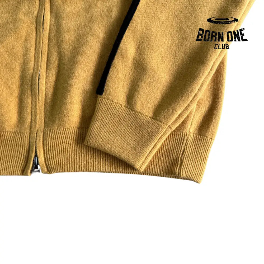 Jaqueta Corteiz Knit Zip Up Fleece Yellow