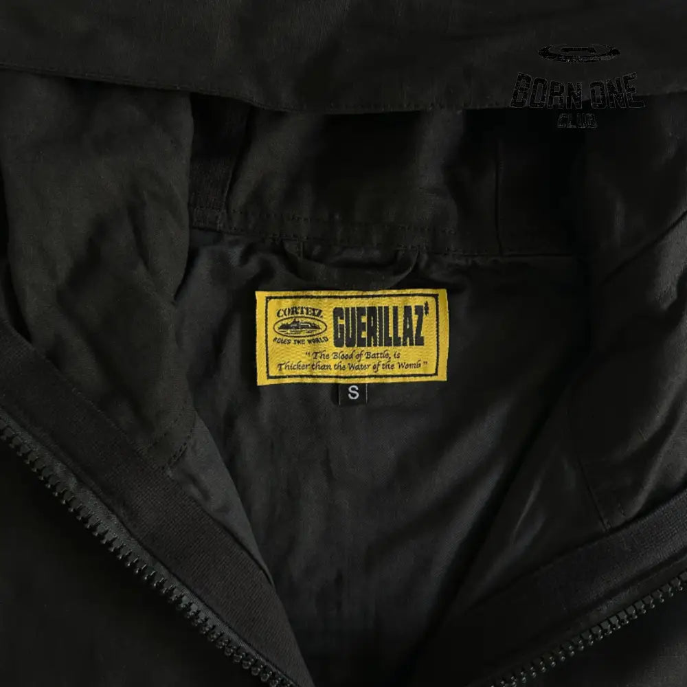 Jaqueta Corteiz Slant Pocket Military Black
