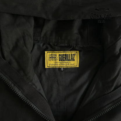 Jaqueta Corteiz Slant Pocket Military Black