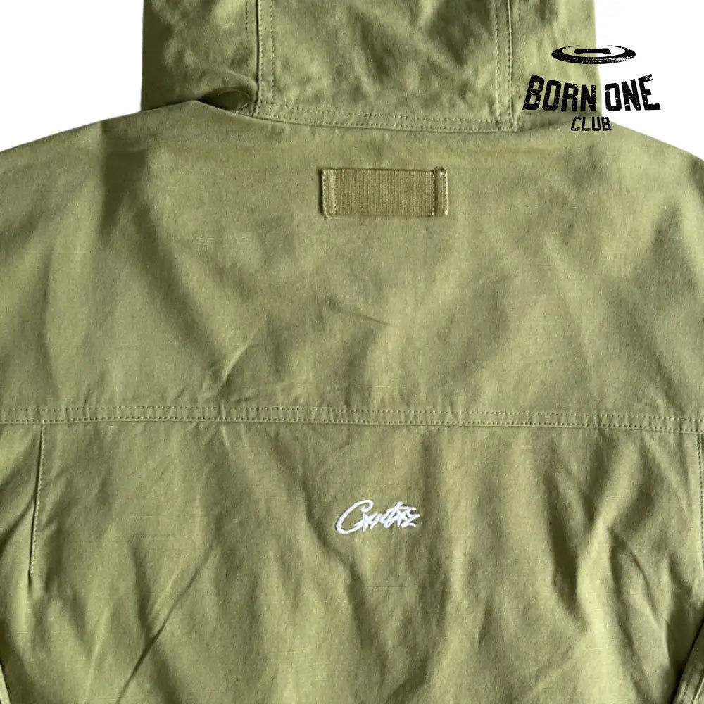 Jaqueta Corteiz Slant Pocket Military Green