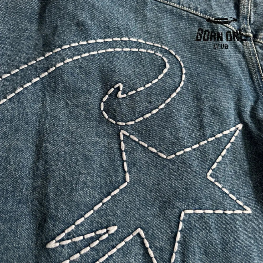 Jaqueta Corteiz Star Denim