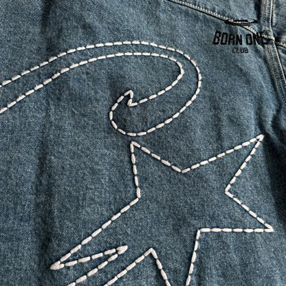 Jaqueta Corteiz Star Denim