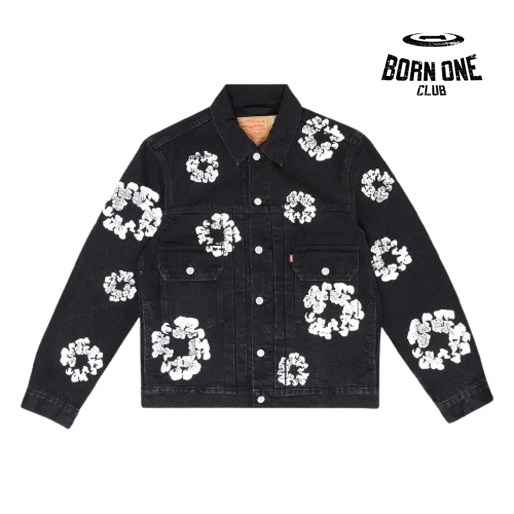 Jaqueta Denim Tears x Levi’s Jeans Black Jaqueta