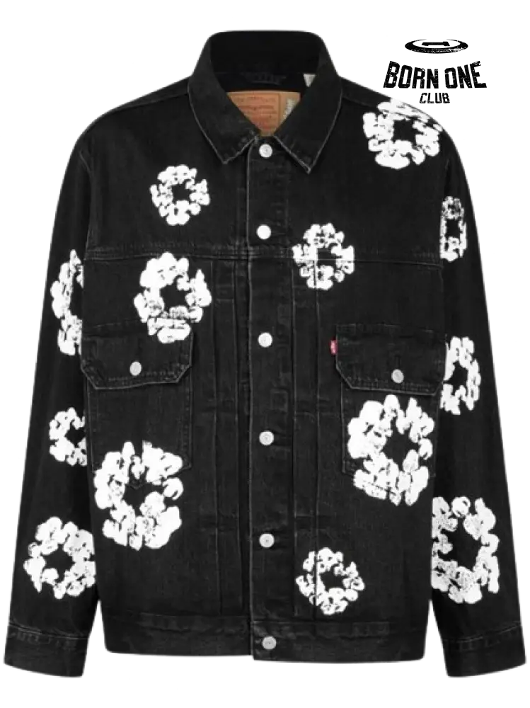 Jaqueta Denim Tears x Levi’s Jeans Black Jaqueta