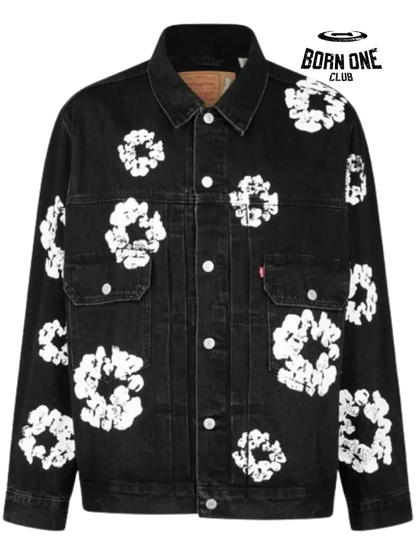 Jaqueta Denim Tears x Levi’s Jeans Black Jaqueta