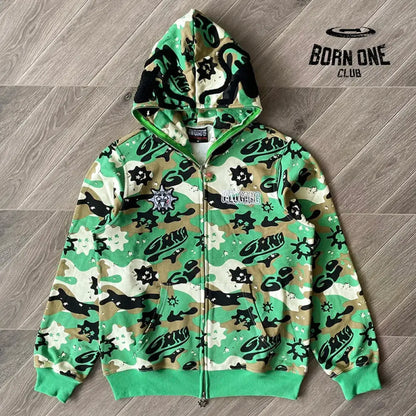 Jaqueta Moletom Glo Gang FullZip Green