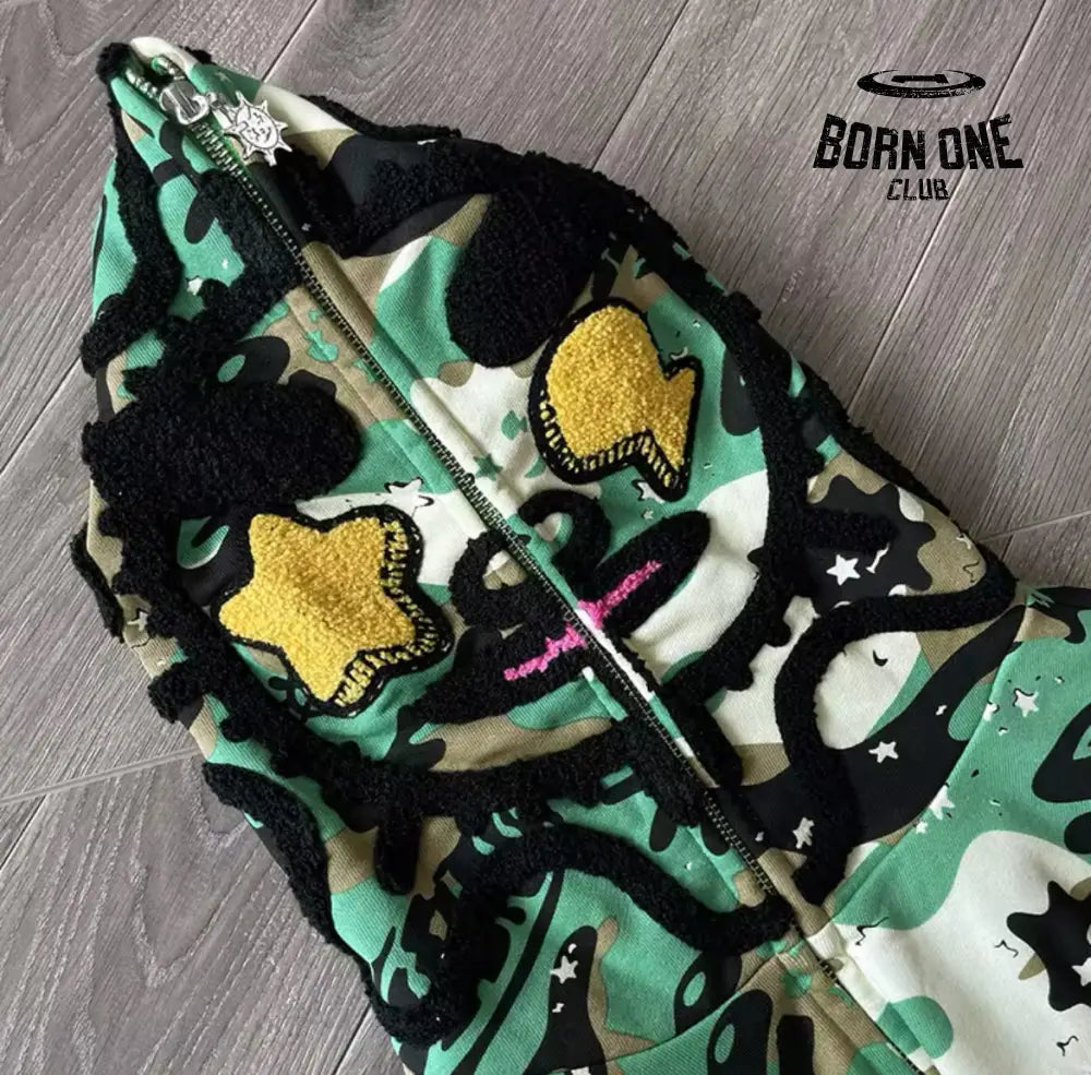 Jaqueta Moletom Glo Gang FullZip Green