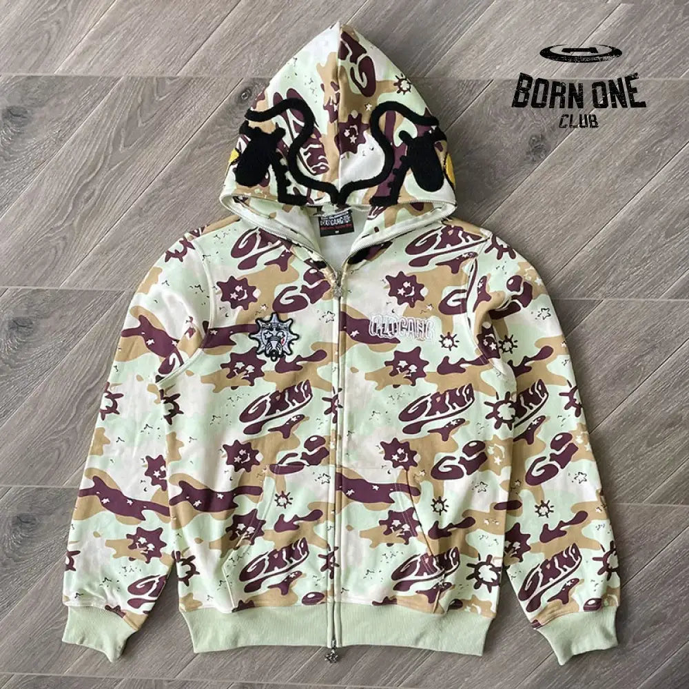 Jaqueta Moletom Glo Gang FullZip Green Apple