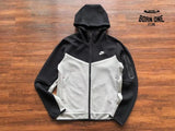 Jaqueta Nike Tech Fleece Preta e Cinza