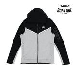 Jaqueta Nike Tech Fleece Preta e Cinza P