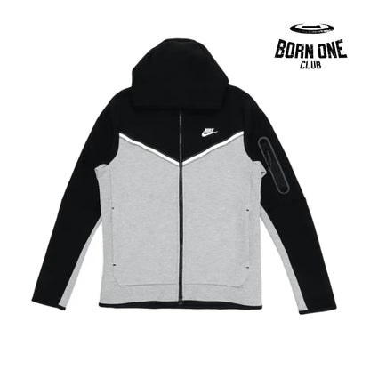 Jaqueta Nike Tech Fleece Preta e Cinza P