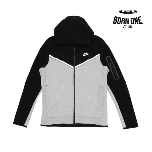 Jaqueta Nike Tech Fleece Preta e Cinza P